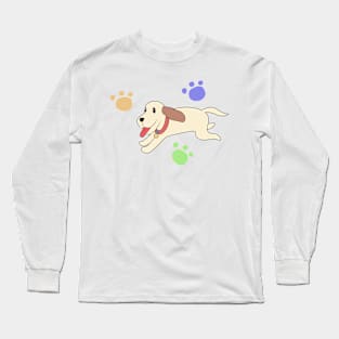 Running Dog Long Sleeve T-Shirt